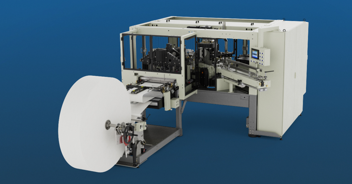 Paperboard Lid Forming Machine Paper Machinery Corporation